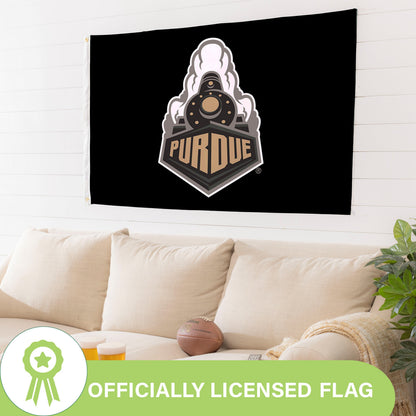 Purdue University 3x5 single-sided flag with 2 grommets, sublimated by Evergreen Enterprises - Wholesale Collective on Tampa Home & Garden Store