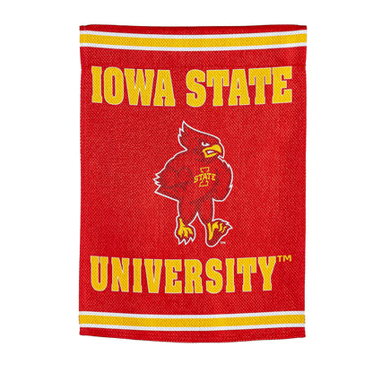 Embossed Suede Flag, GDN Size, Iowa State University
