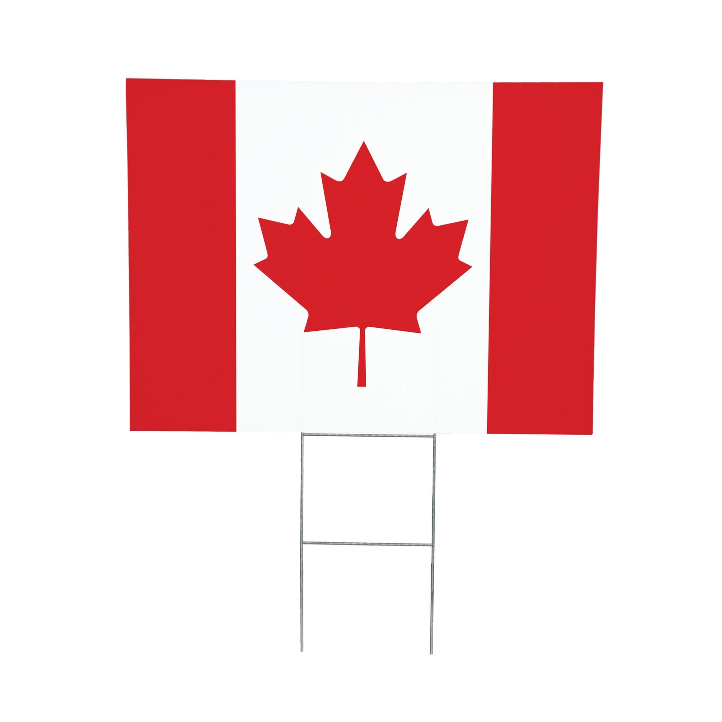 Canada Strong yard sign 24x18, red-white Canada flag with maple leaf on Tampa Home & Garden Store