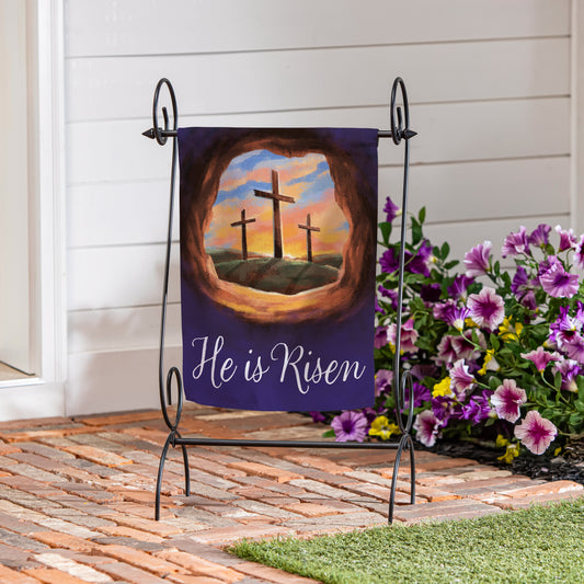 Empty Tomb Suede Garden Flag - Tampa Home & Garden Store