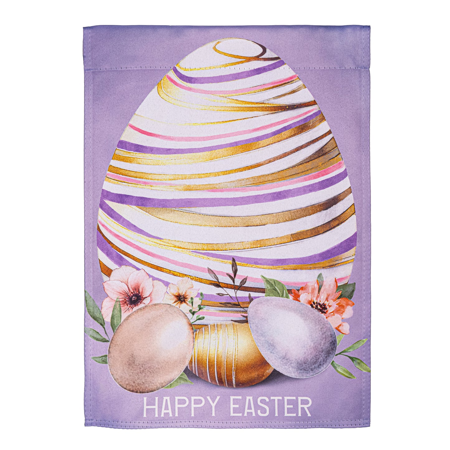 Faberge Easter Egg Suede Garden Flag
