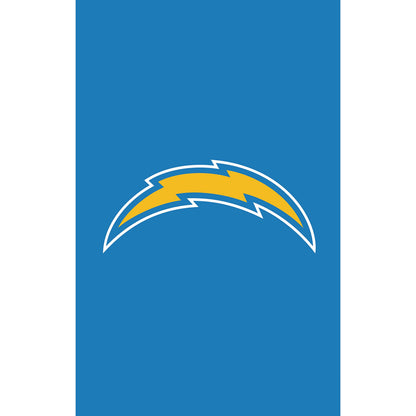 Applique flag Los Angeles Chargers on blue field with yellow bolt logo, Evergreen Enterprises on Tampa Home & Garden Store
