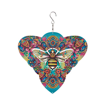 Illusion Spinner Edge wind spinner vibrant multicolor butterfly teal wings Evergreen Enterprises on Tampa Home & Garden Store