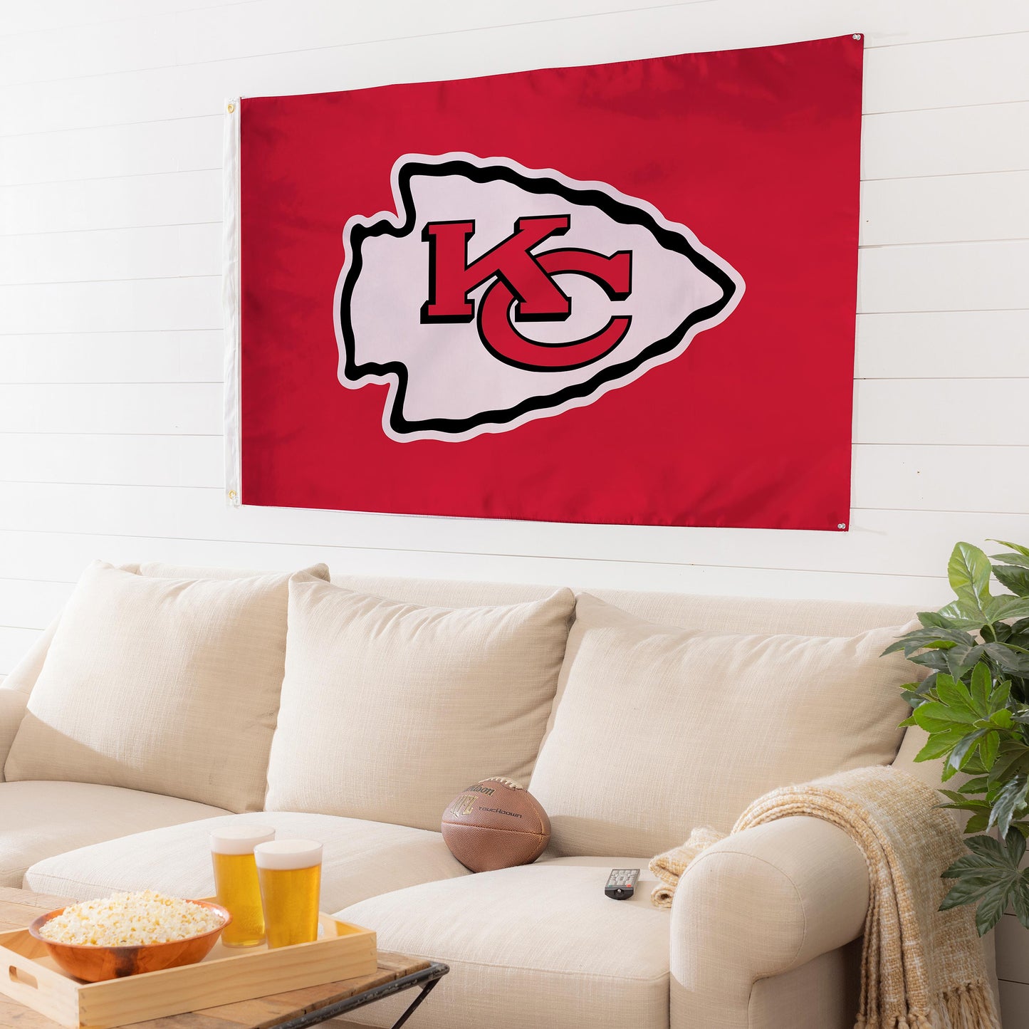 Kansas City Chiefs estate flag 3x5, sided sublimated flag with 2 grommets Evergreen Enterprises on Tampa Home & Garden Store