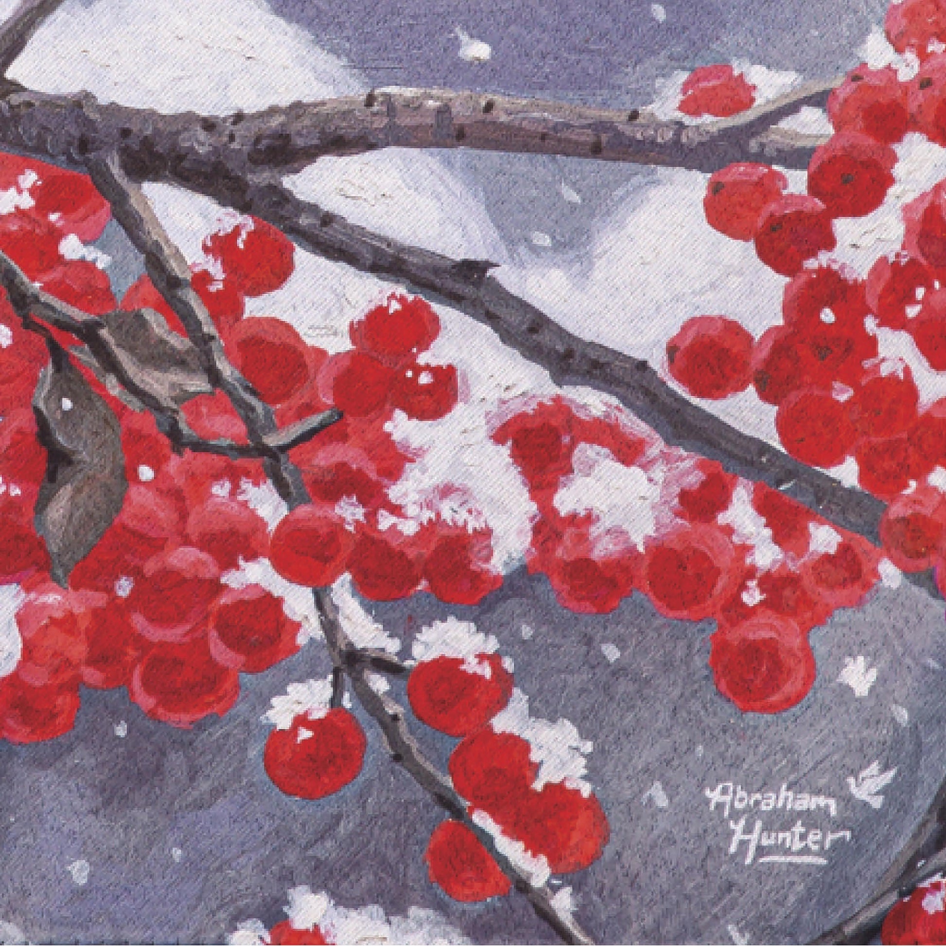 Red Cardinal Suede Garden Flag floral blossoms on gray branches Evergreen Enterprises on Tampa Home & Garden Store