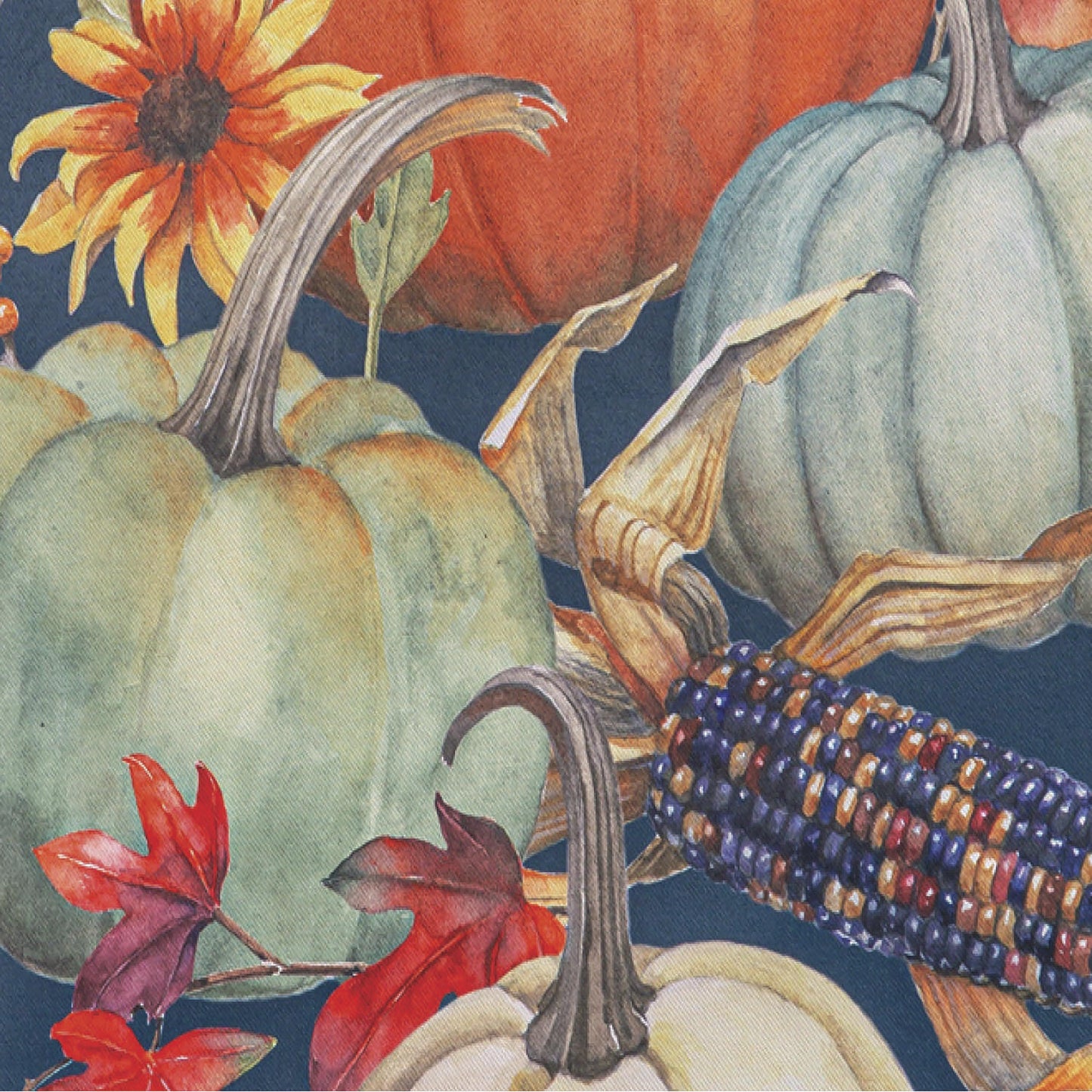 All Things Pumpkins Suede Garden Flag featuring pumpkins and sunflowers on Tampa Home & Garden Store