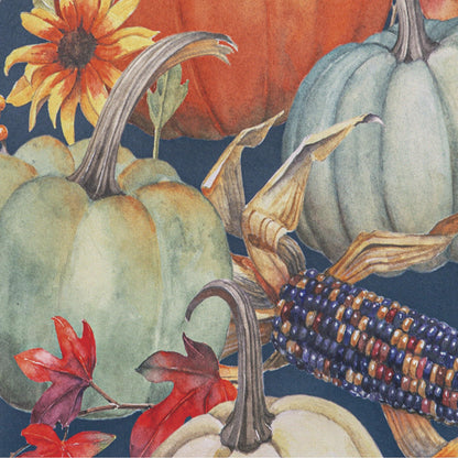 All Things Pumpkins Suede Garden Flag featuring pumpkins and sunflowers on Tampa Home & Garden Store