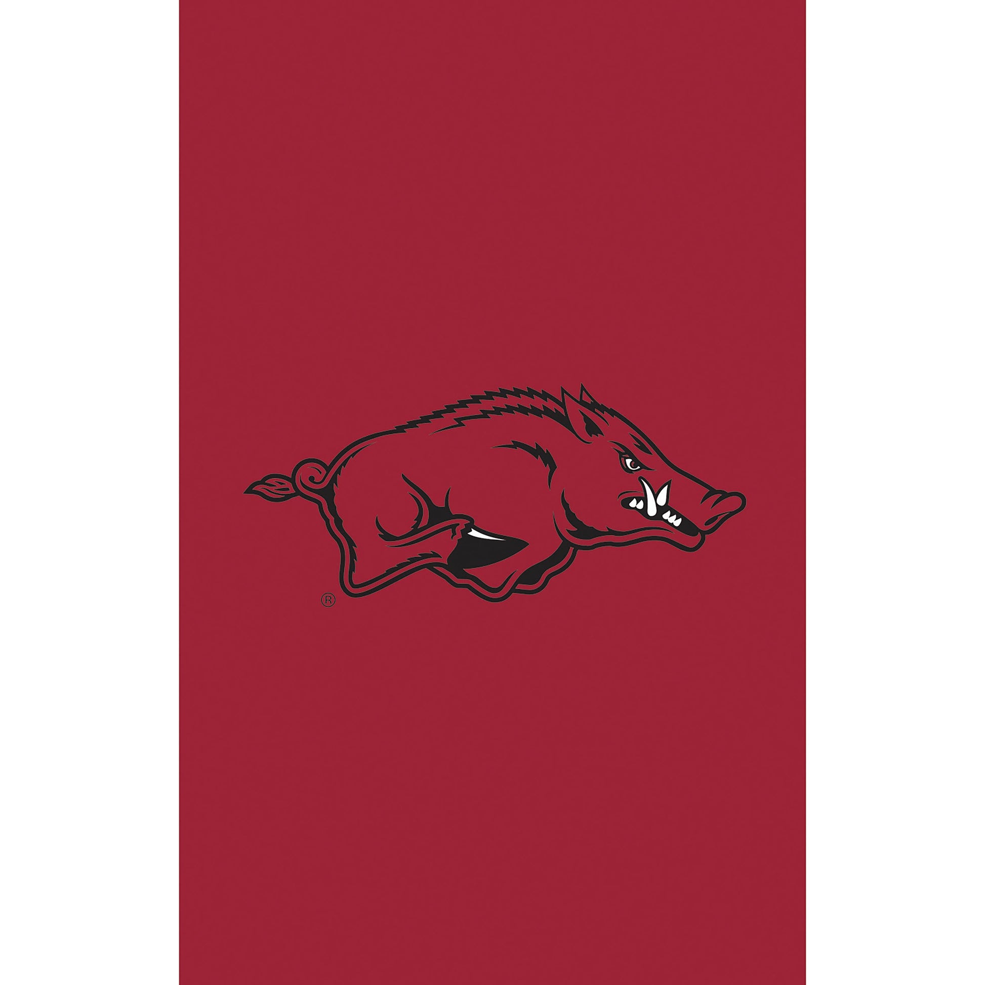 Applique flag University of Arkansas maroon with Razorbacks hog logo Evergreen Enterprises on Tampa Home & Garden Store