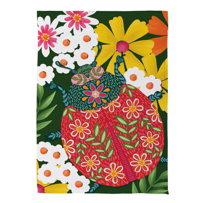 Drapeau de maison en daim à papillons Bloom &amp; Burst (recto et verso)