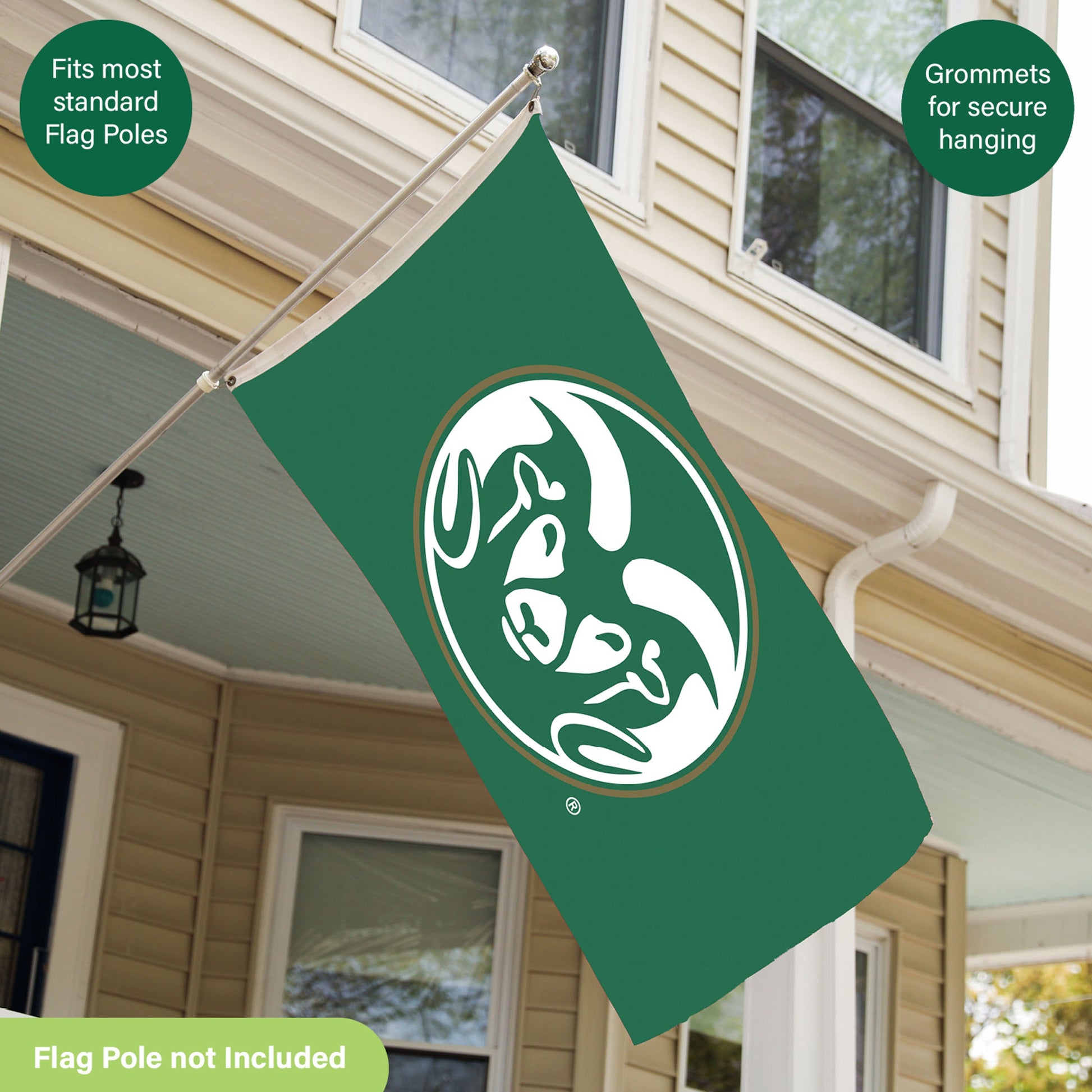 Colorado State 3x5 single-sided sublimated flag with 2 grommets by Evergreen Enterprises on Tampa Home & Garden Store