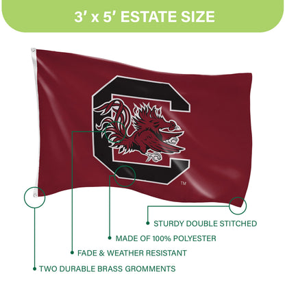 University of South Carolina 3'x5' single-sided with 2 grommets by Evergreen Enterprises on Tampa Home & Garden Store