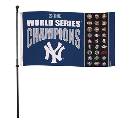 New York Yankees 3'x5' single-sided flag with 2 grommets on Tampa Home & Garden Store