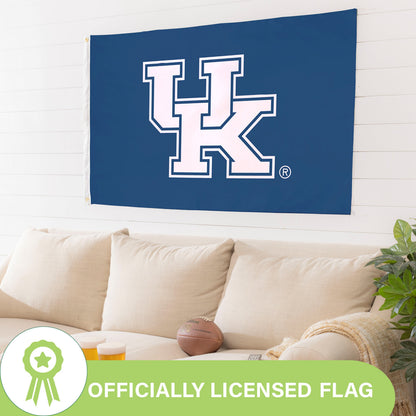 University of Kentucky estate flag 3x5, 2 grommets, sublimated flag by Evergreen Enterprises on Tampa Home & Garden Store