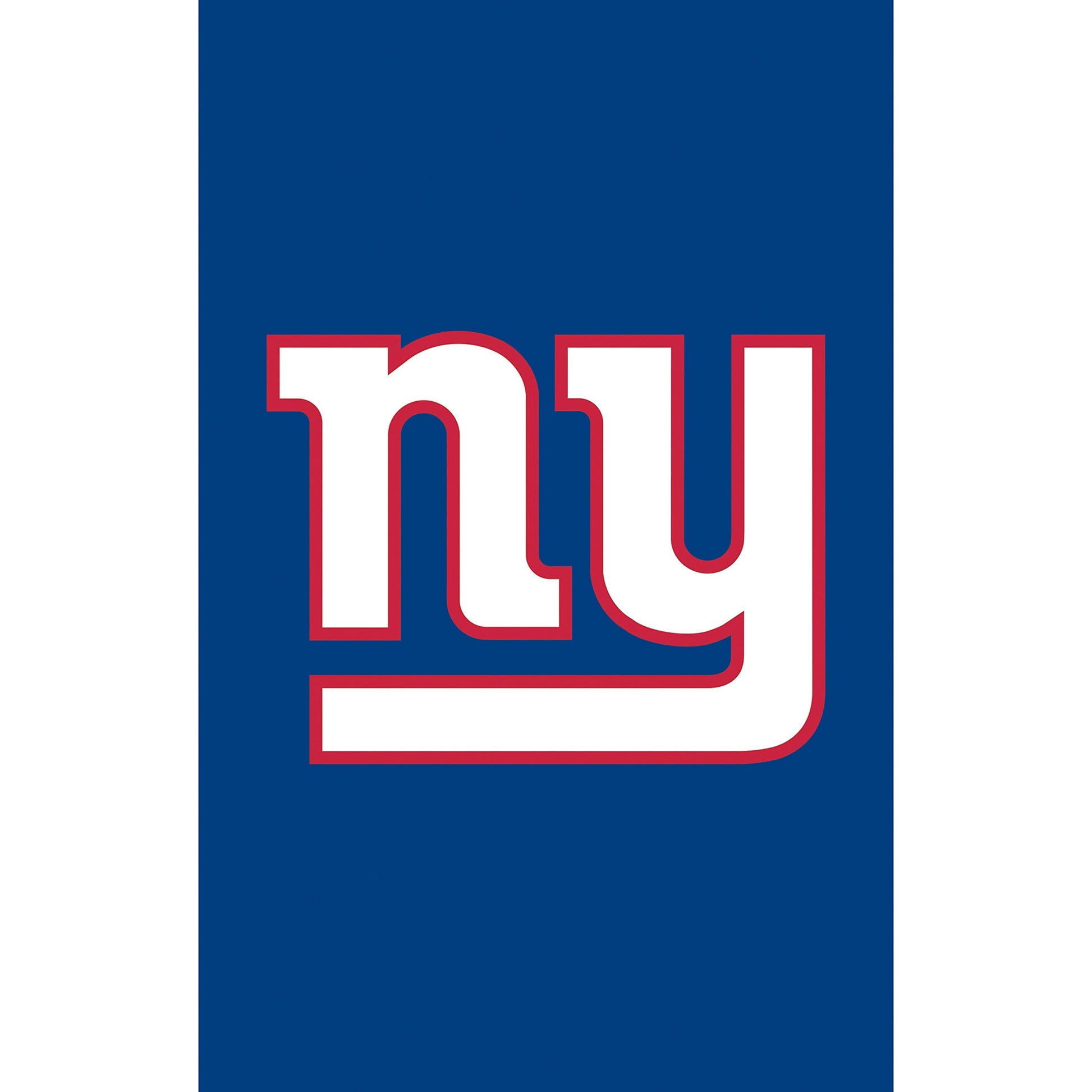 New York Giants applique house flag blue field with red-outlined white lettering by Evergreen Enterprises on Tampa Home & Garden Store