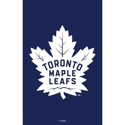 Applique garden flag Toronto Maple Leafs navy with white maple leaf Evergreen Enterprises on Tampa Home & Garden Store