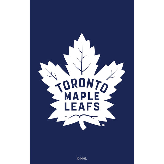 Applique garden flag Toronto Maple Leafs navy with white maple leaf Evergreen Enterprises on Tampa Home & Garden Store