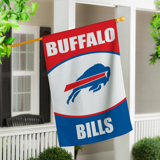 Buffalo Bills Suede House Flag