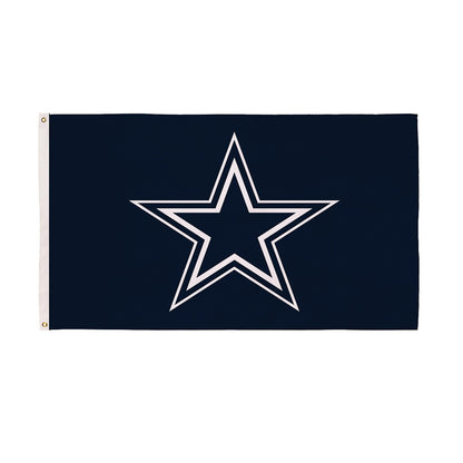 Dallas Cowboys single-sided estate flag navy 3x5 with white star, 2 grommets by Evergreen on Tampa Home & Garden Store