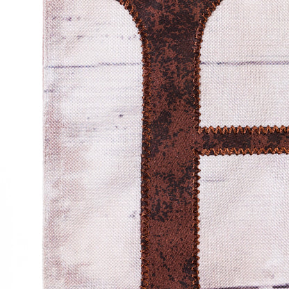 Windmill Home Sweet Home flag beige linen with brown cross band by Evergreen Enterprises on Tampa Home & Garden Store