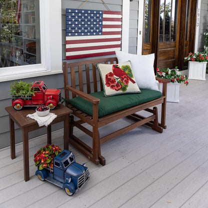 Classic American Flag Wooden Wall Art red white blue slat decor Evergreen Enterprises on Tampa Home & Garden Store