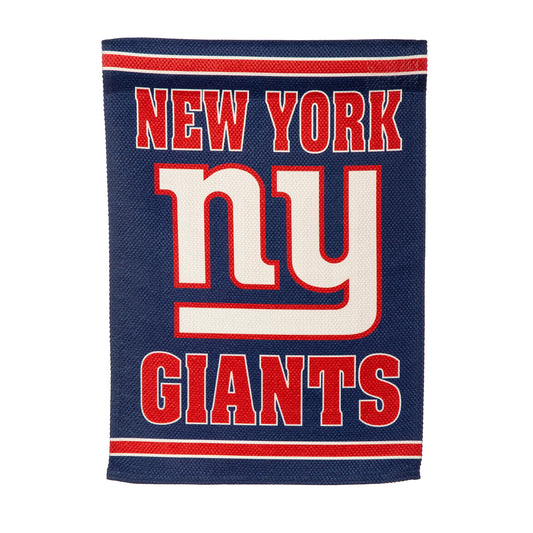 Embossed Suede Flag, GDN Size, New York Giants - Tampa Home & Garden Store