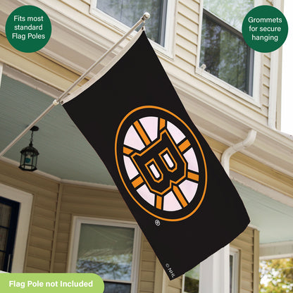 Boston Bruins flag 3x5 single-sided with 2 grommets, sublimated flag Evergreen Enterprises on Tampa Home & Garden Store