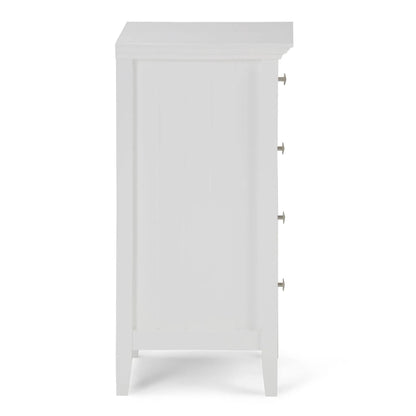 Acadian 4 Drawer Floor Storage Cabinet in pure white by Unique Piece Furniture on Tampa Home & Garden Store