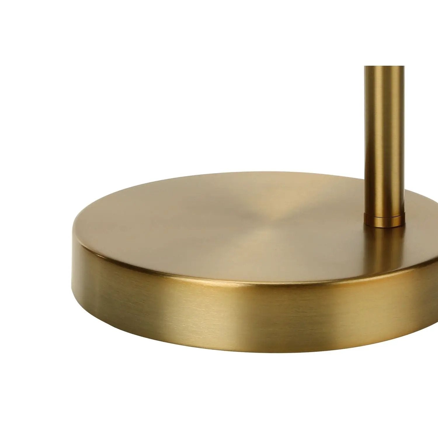 Table lamp base in gold brass finish with vertical stem by Unique Piece Furniture on Tampa Home & Garden Store