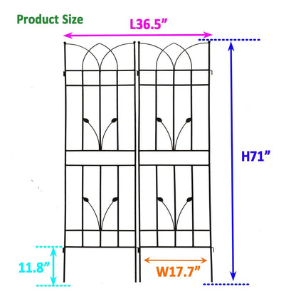 Rustproof Metal Trellis For Climbing Plants