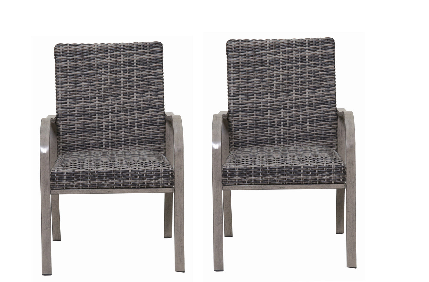 2 Piece Outdoor Dining Chair and Cotton Seat