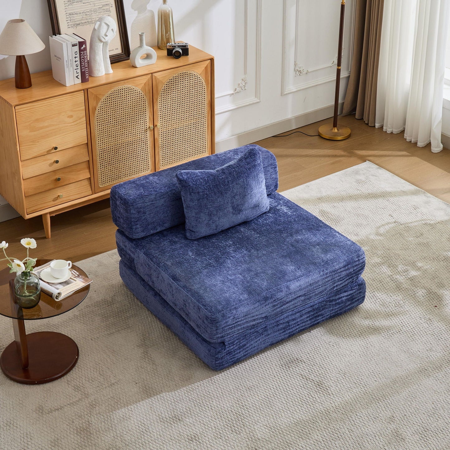 Convertible Floor Sofa Bed and Living Room
