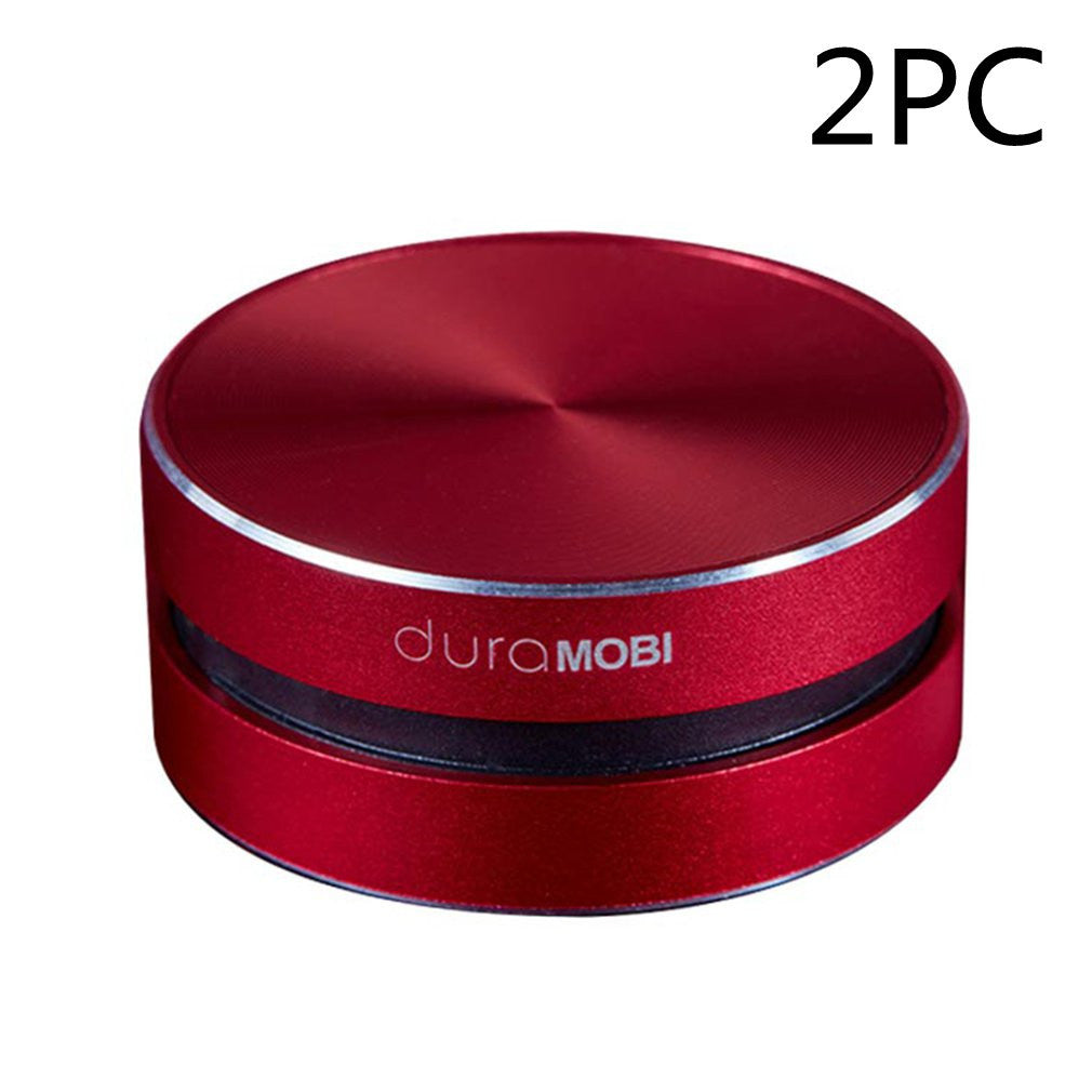 Bone conduction speaker red duraMOBI Bluetooth speaker with a silver ring 2 pcs on Tampa Home & Garden Store