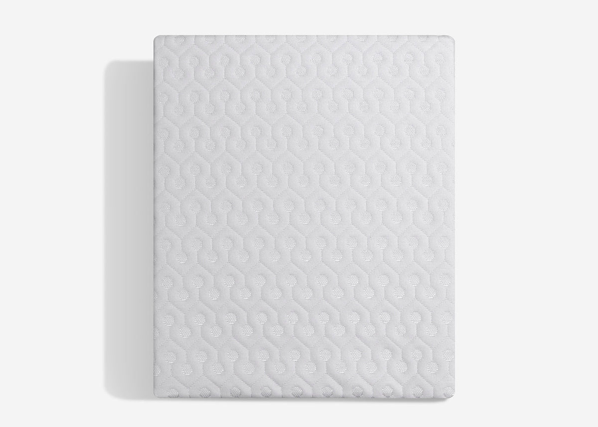 BedGear Dri-Tec Split-Head Queen Mattress Protector in white with a quilted geometric pattern on Tampa Home & Garden Store