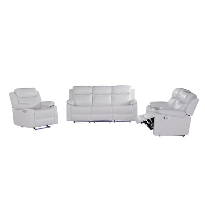 Blanche Reclining Sofa With Led Accent and Lights