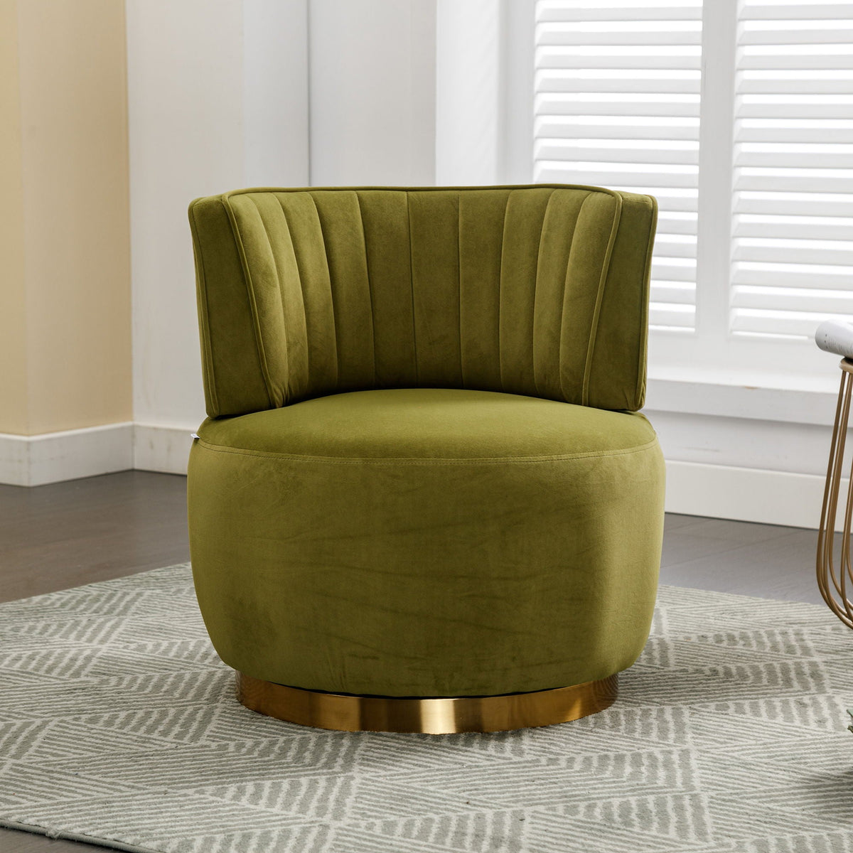 360 Swivel Barrel Sofa Chair and Support Base