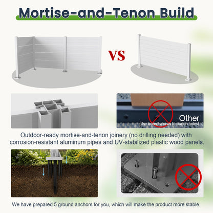 All Weather Vinyl Ac Fence Cover And Screen