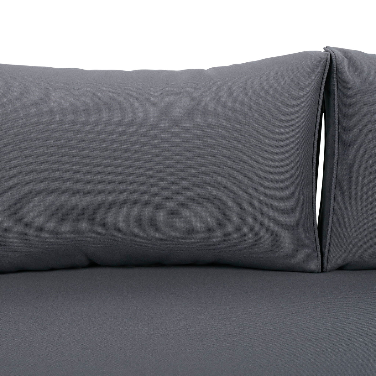 Claremont 3 Seater Daybed with grey woven fabric cushions on Tampa Home & Garden Store