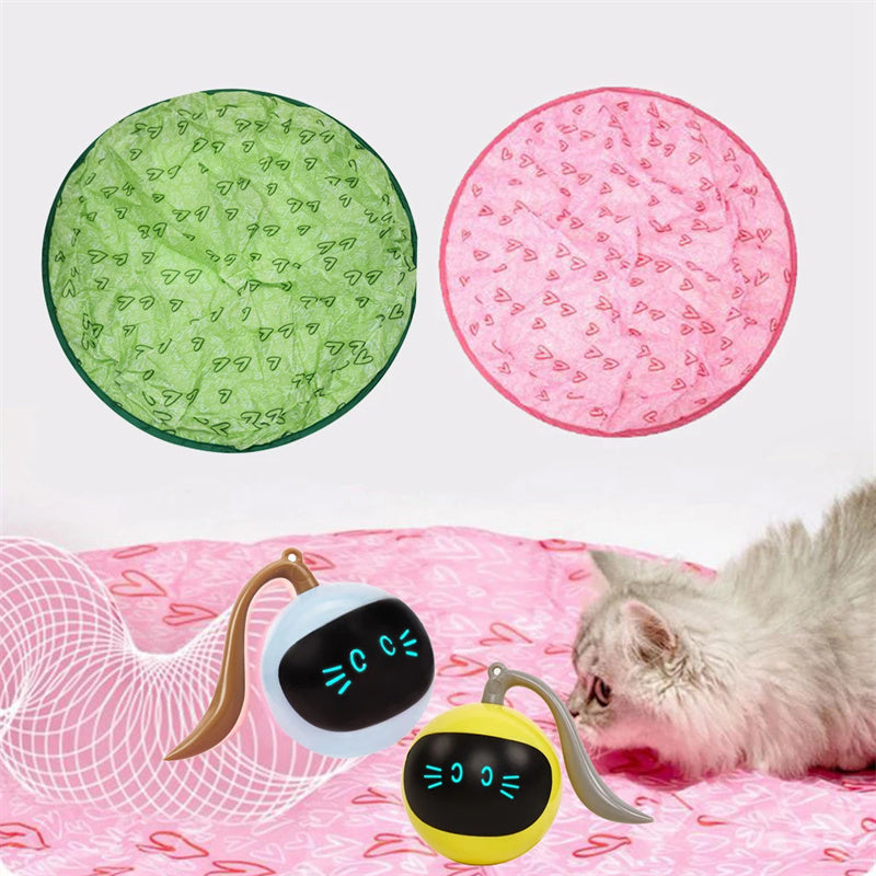 Automatic motion cat toy balls pair with green and pink illuminated units by Sell My Stuff on Tampa Home & Garden Store