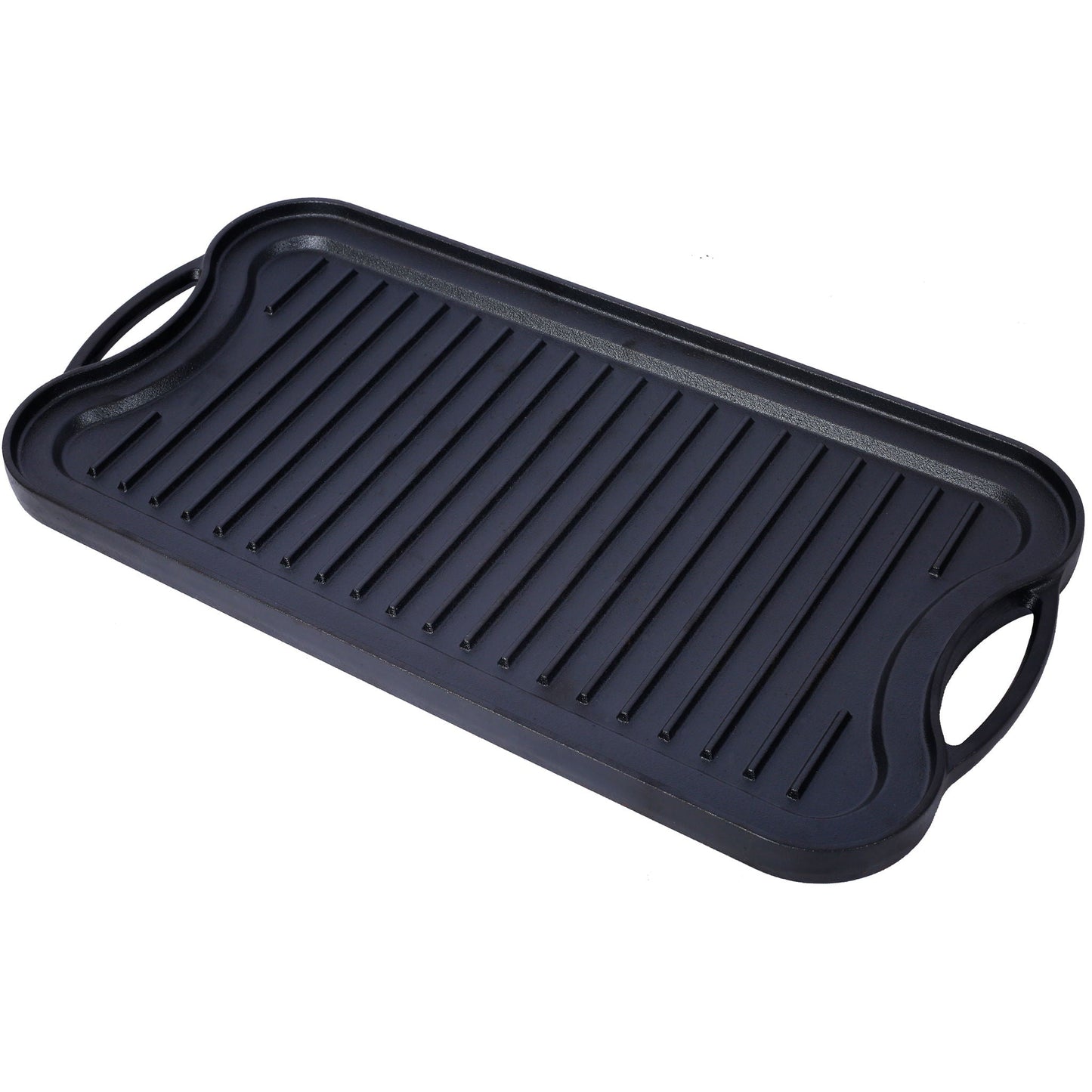 Pre Seasoned Cast Iron Dual Grill and Griddle