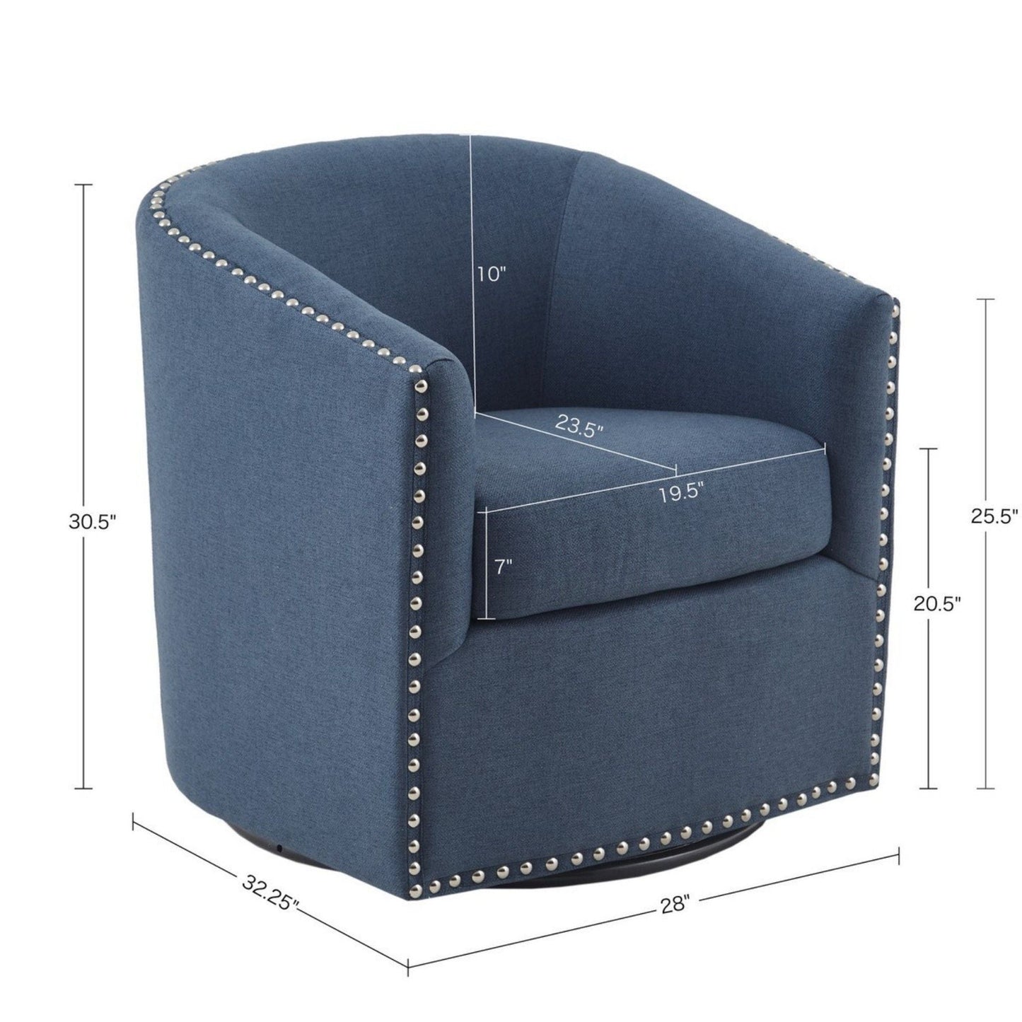 Elegant Chair 360 Degree Rotation and Comfort