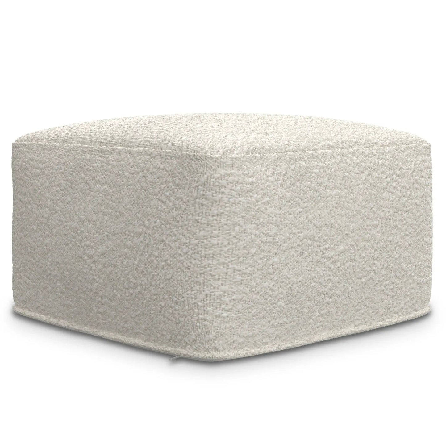 Chantal Square Pouf Soft Textured Comfort