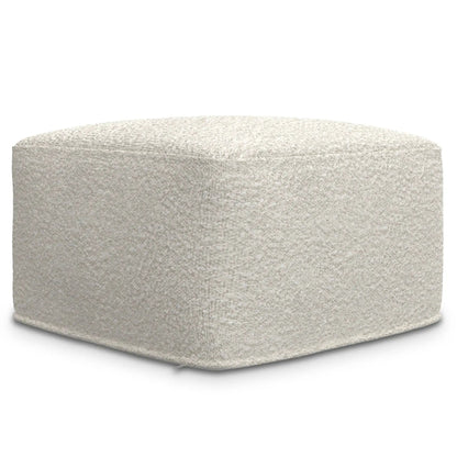 Chantal Square Pouf Soft Textured Comfort