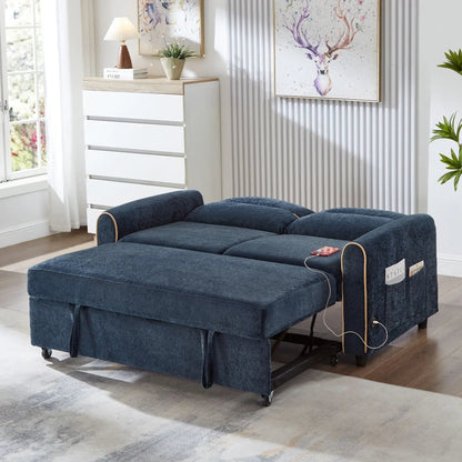 Pull Out Sofa Bed With Adjustable Backrest