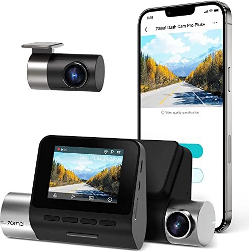 70mai A500S-1 dash cam with built-in GPS WiFi, front touchscreen and additional cameras on Tampa Home & Garden Store