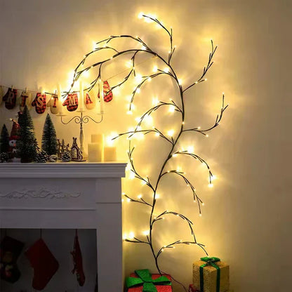 Willow Vine LED String Light | Decorative Hanging Branch Lamp for Wall Decor