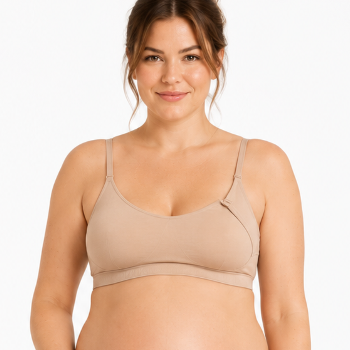 Nursing Bralette organic cotton beige by Net Positive on Tampa Home & Garden Store