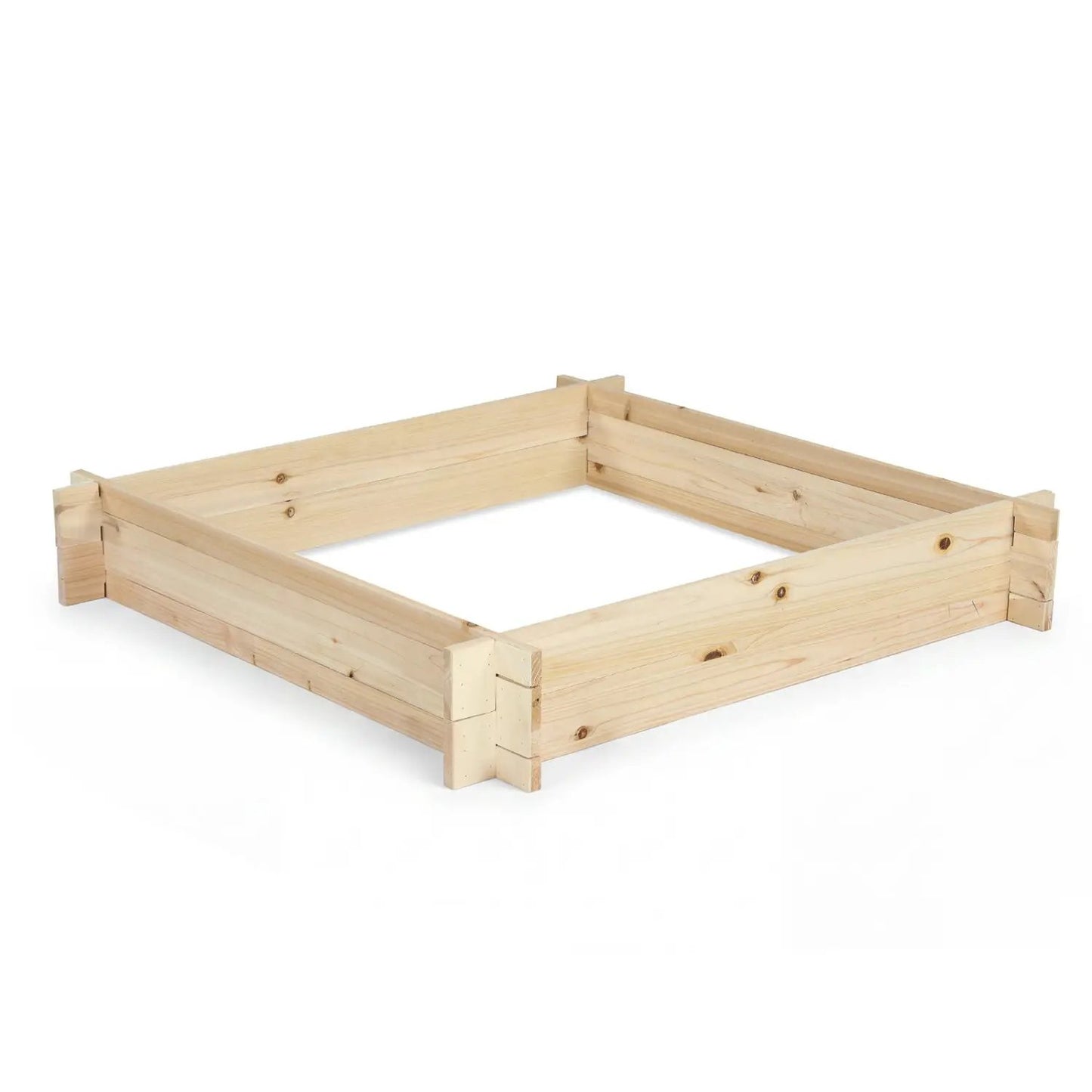 39.5 Inch Square Wooden Raised Garden Bed
