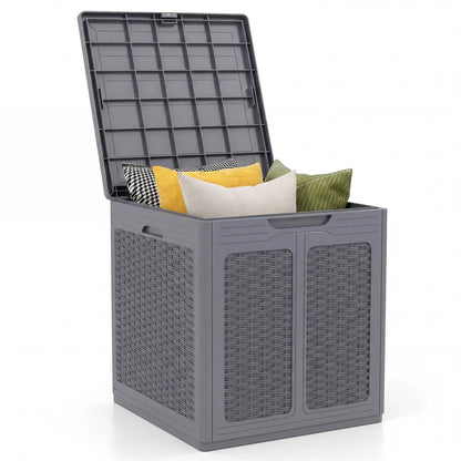 39 Gallon Deck Box with Lockable Lid Weatherproof