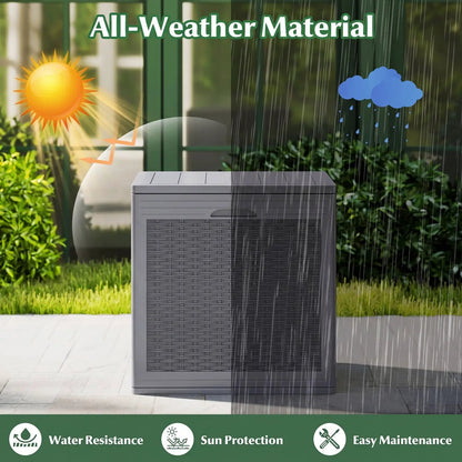 39 Gallon Deck Box with Lockable Lid Weatherproof