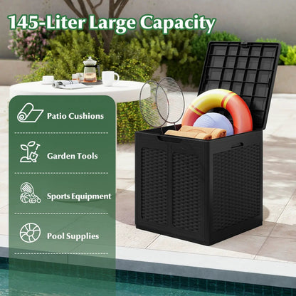 39 Gallon Deck Box with Lockable Lid Weatherproof